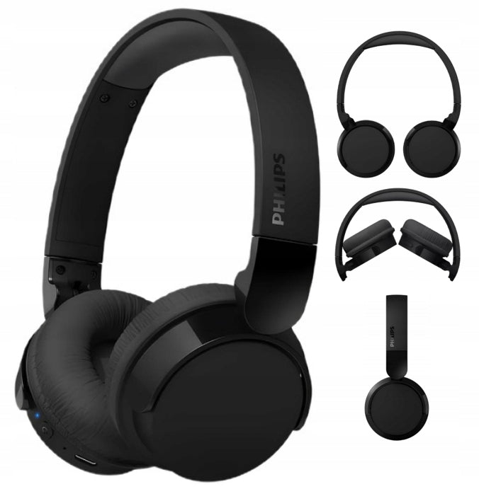 BLACK Wireless On-Ear Headphones PHILIPS TAH3209BK/00 Bluetooth 5.3