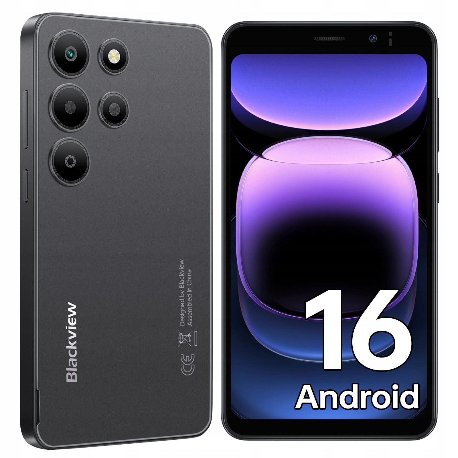 BLACKVIEW WAVE 2C Android 16 Smartphone,3000mAh Battery,5" HD+,GPS