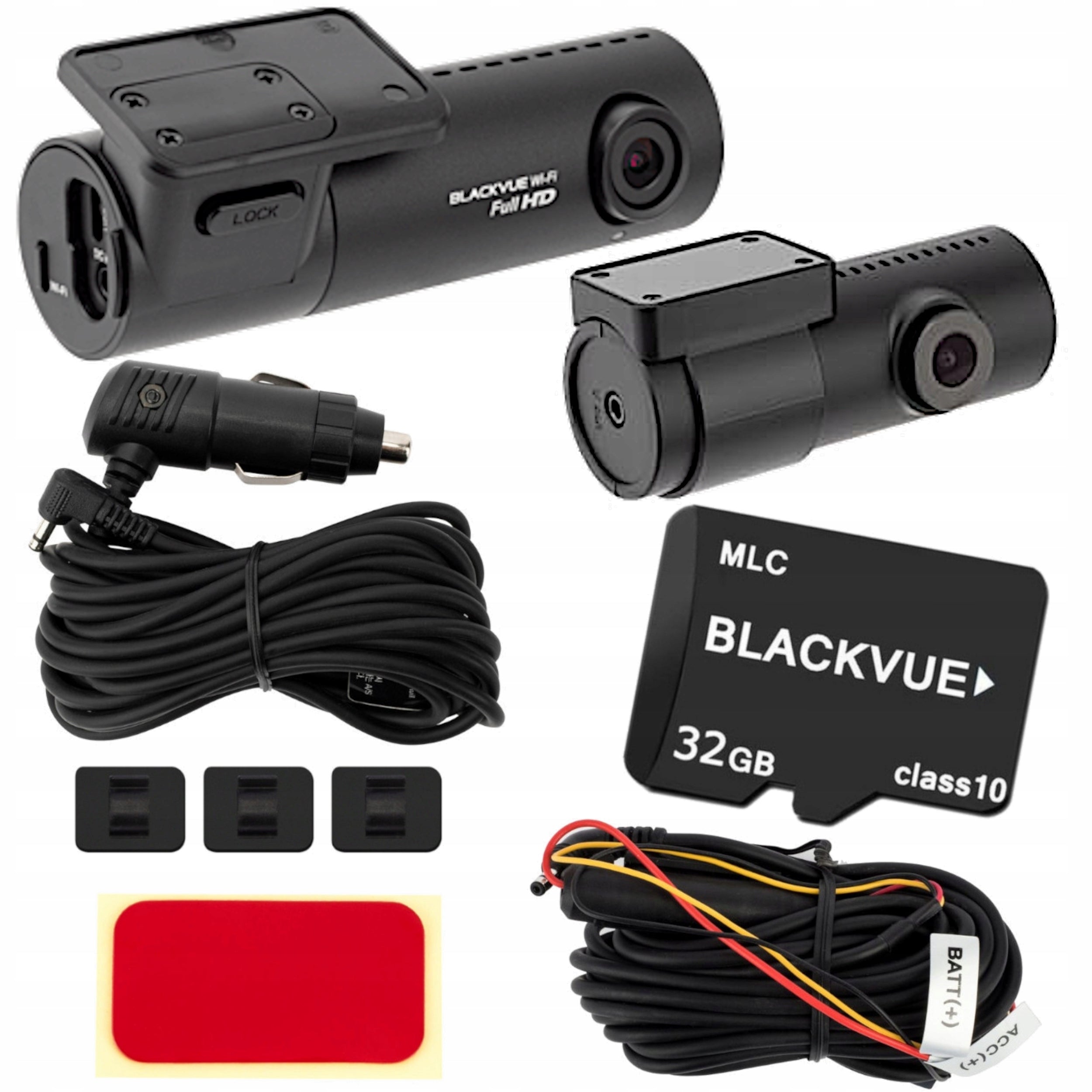 BLACKVUE DR590X-2CH PLUS FHD RECORDER 30FPS PARKING MODE + 32GB CARD