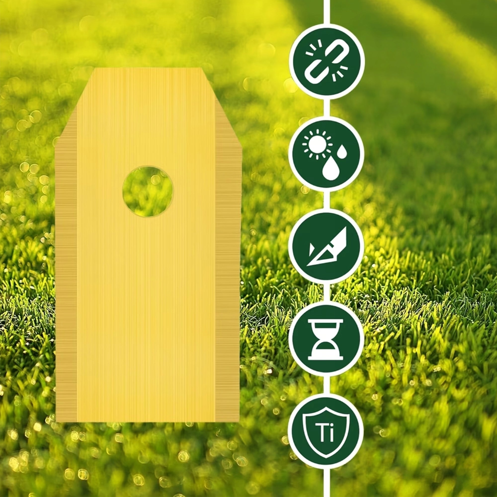 BLADES FOR ROBOT MOWER KNIVES HUSQVARNA GARDENA AUTOMOWER 30PCS Product width 1.8 cm