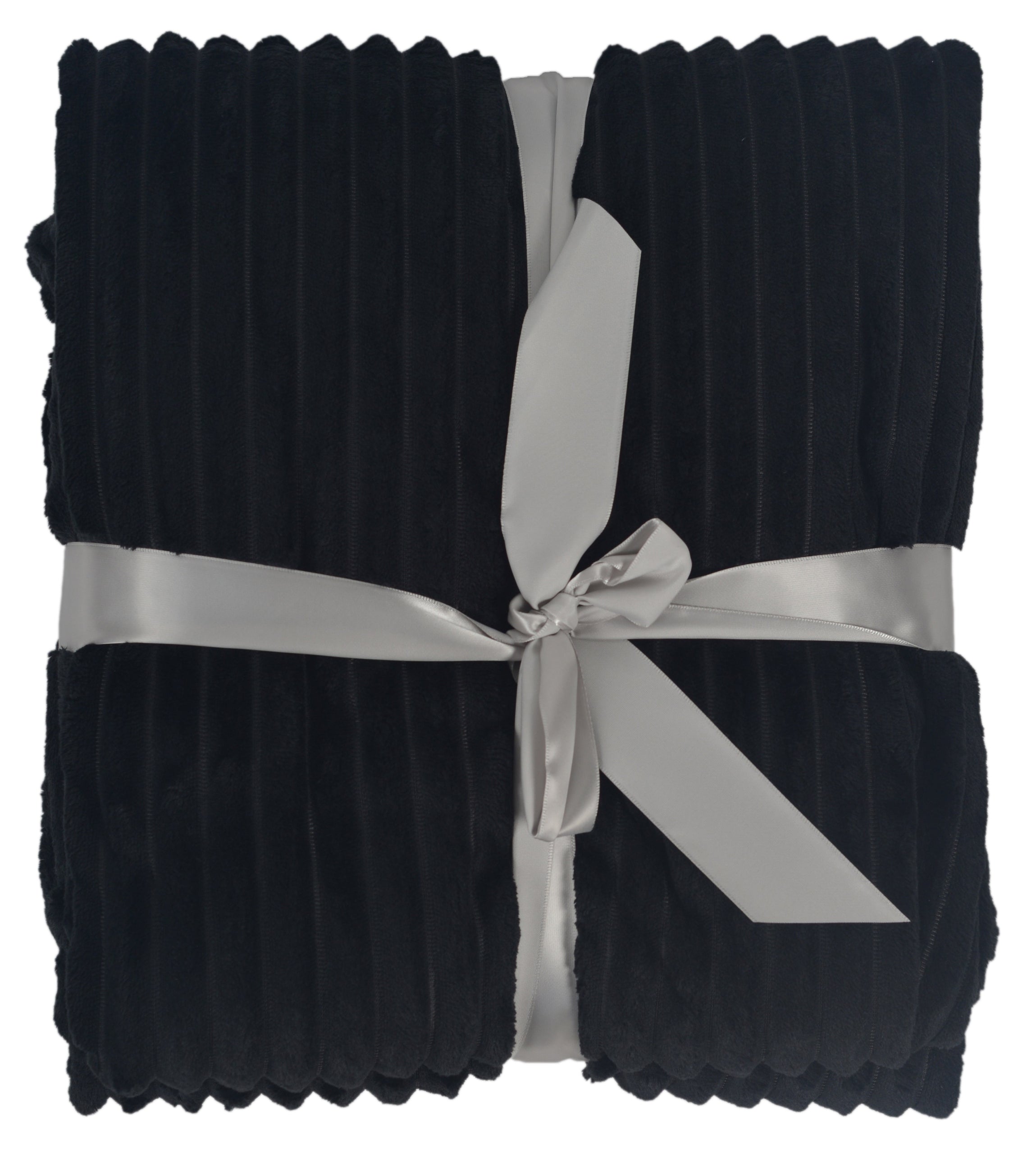 BLANKET 150x200 BLACK SOFT WARM FOR COUCH PLAID BEDSPREAD FOR GIFT