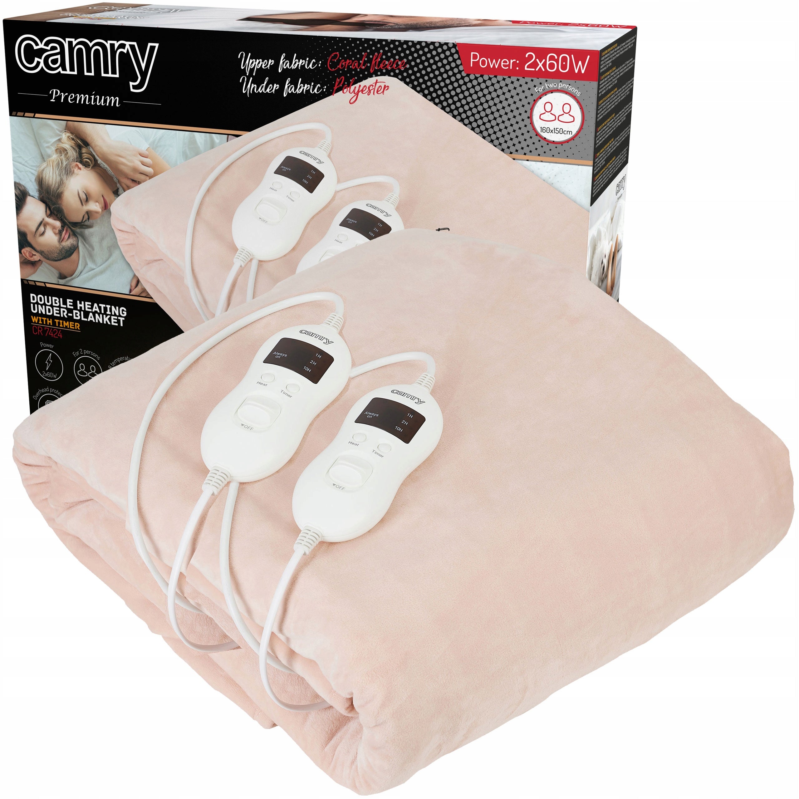 BLANKET ELECTRIC SHEET HEATING MAT 2x60W 150x160CM