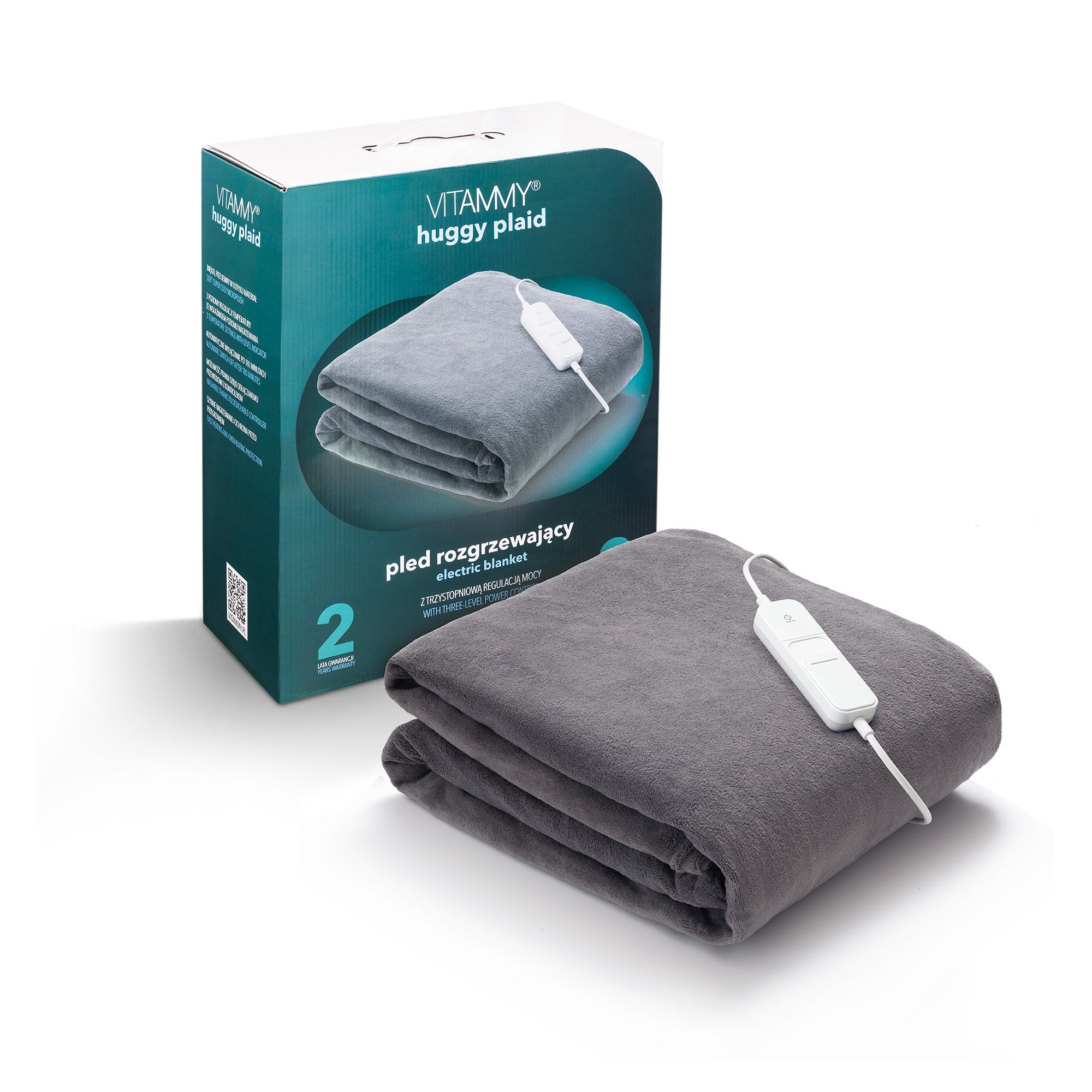 BLANKET WARMING LARGE PLAID 130X180 VITAMMY +PILOT