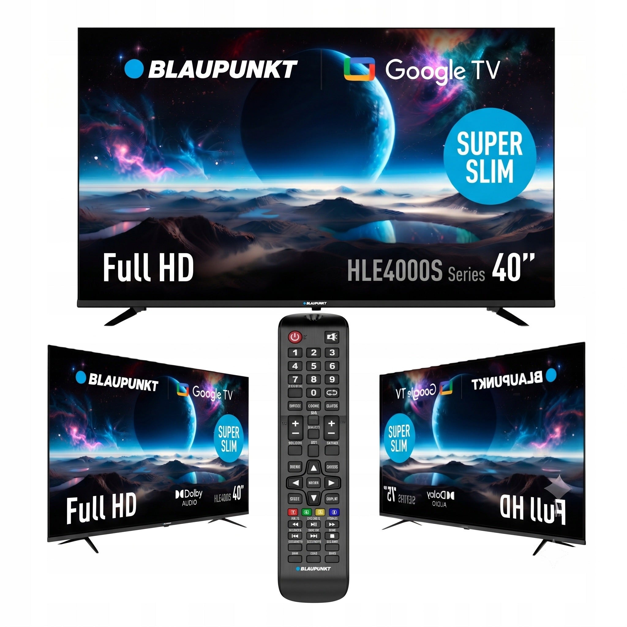 BLAUPUNKT 40HLE4000S TV 40 INCH LED HDMI USB HD DVB-T2 DOLBY AUDIO Packaging status original