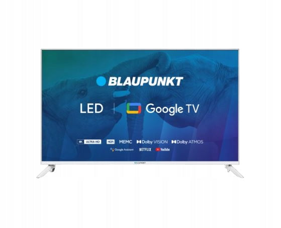 BLAUPUNKT 43UBG6010S UHD 4K Google TV White 43'' Dolby Vision