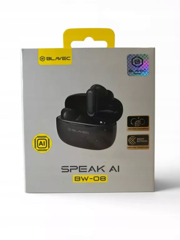 BLAVEC BLUETOOTH HEADPHONES TWS BW-08 SPEAK AI WITH LIVE TRANSLATION