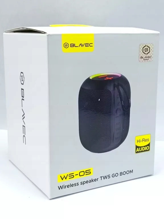 BLAVEC WIRELESS BLUETOOTH SPEAKER TWS WS-05 GO BOOM Model WS-05