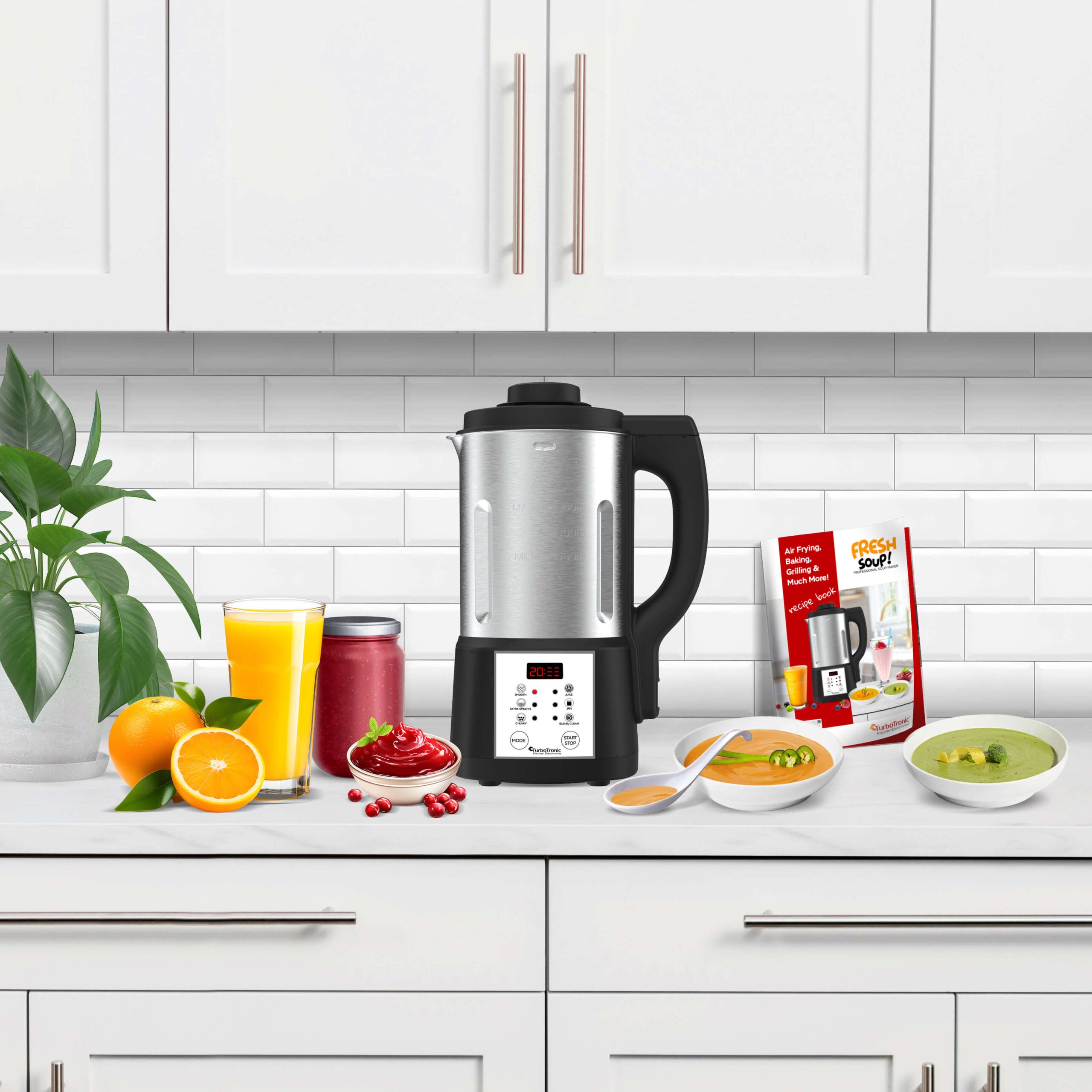 BLENDER CUP MIXER FOR COOKING SOUP MAKER 1,6L 1000W Brand TurboTronic