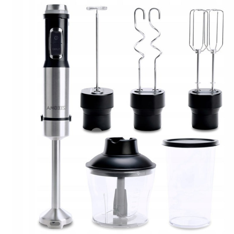 BLENDER MIXER MULTIFUNCTION TITANIUM BLADE 7in1 1500W LED POWERFUL Brand Zeegma