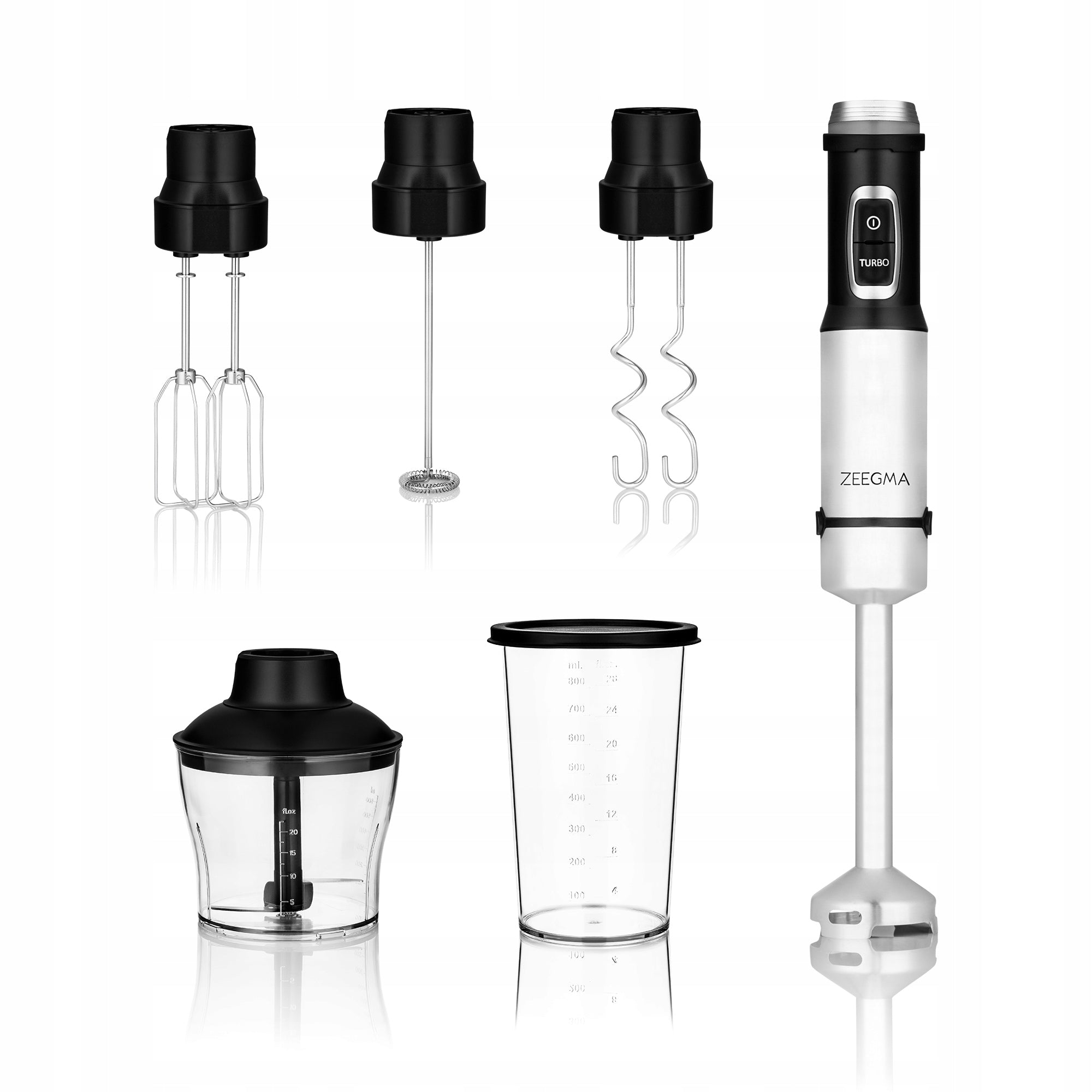 BLENDER MIXER MULTIFUNCTION TITANIUM BLADE 7in1 1500W LED POWERFUL