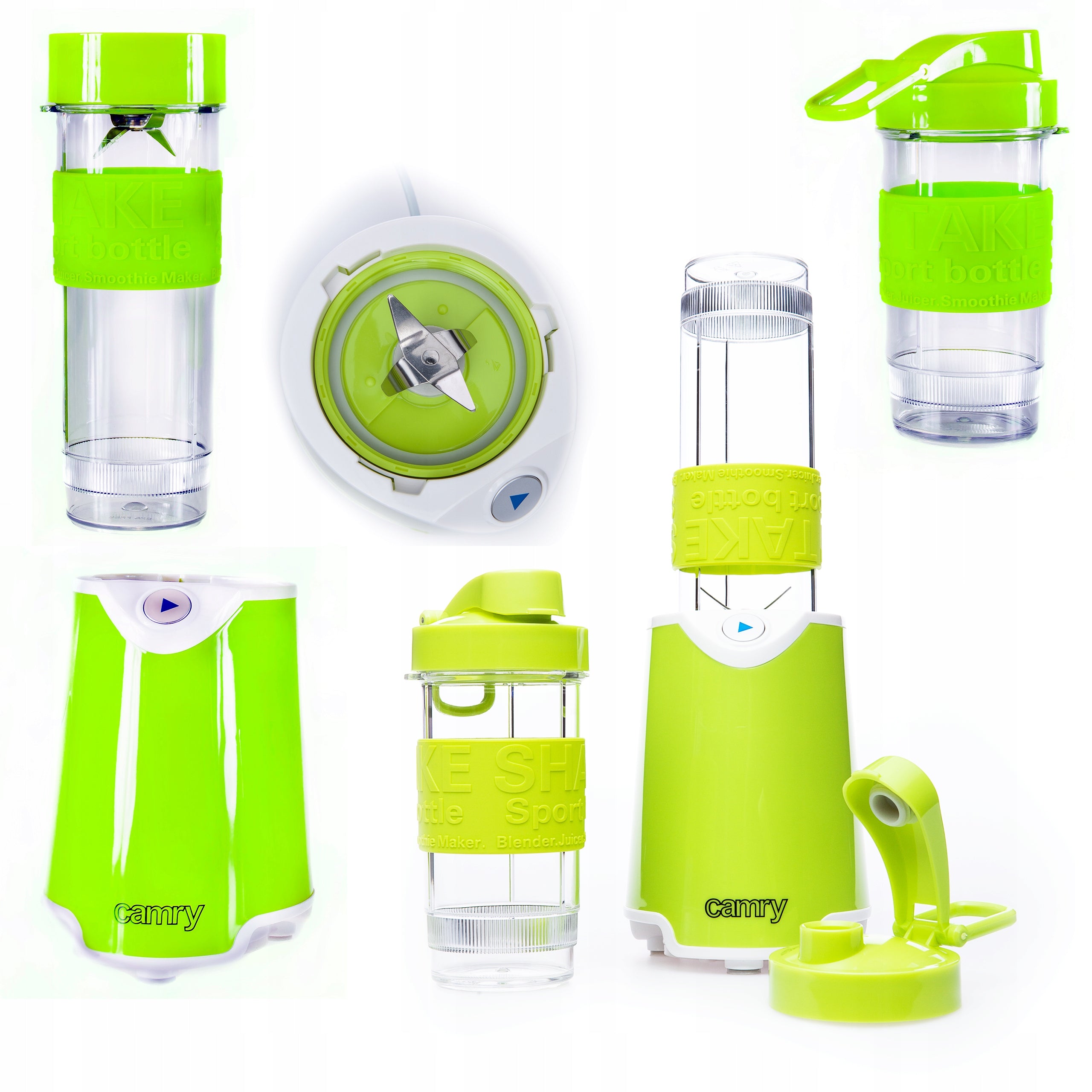 BLENDER SMOOTHIE COCKTAIL MIXER + 2 BOTTLES 800W