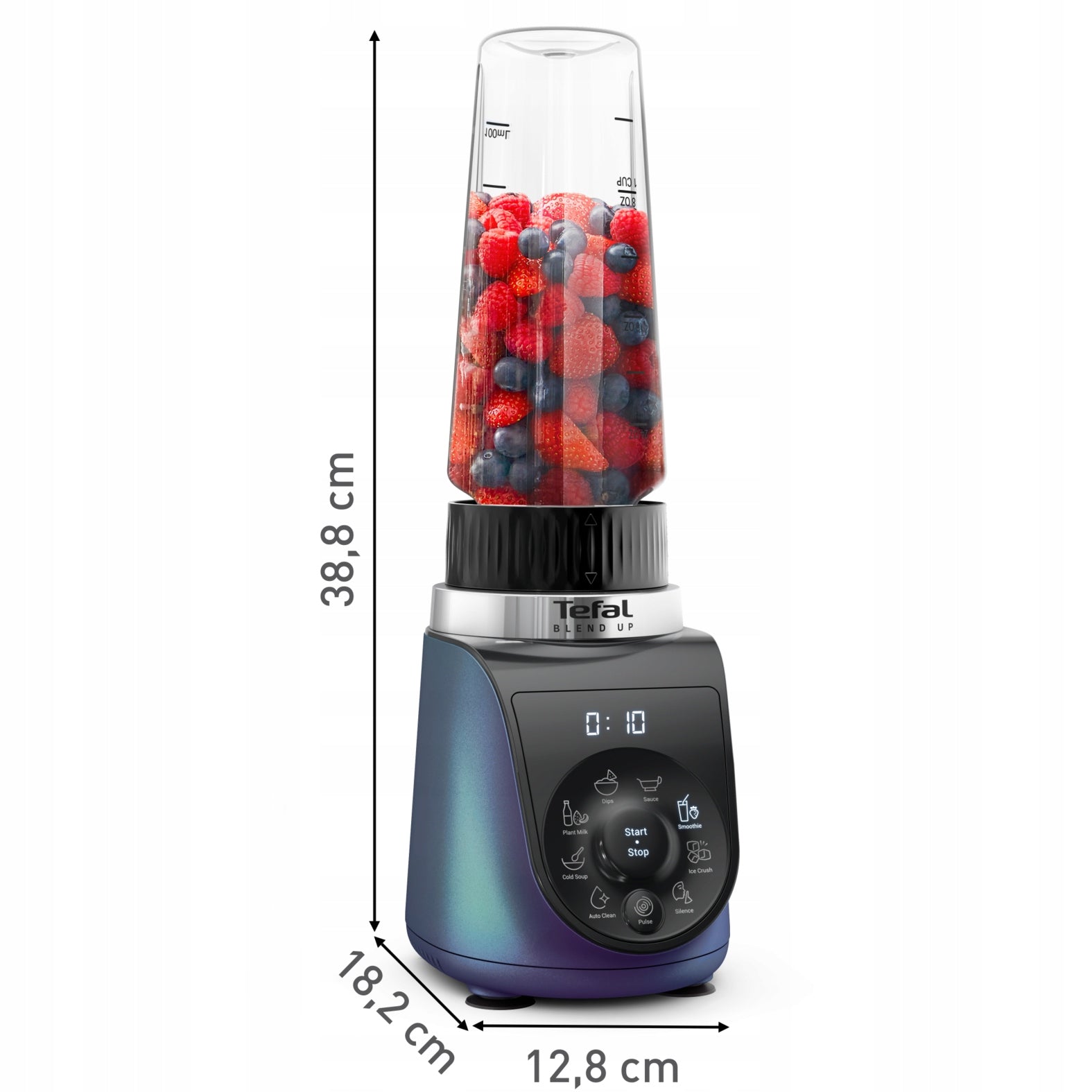 BLENDER TEFAL BLEND UP PORTABLE 8 SMOOTHIE PROGRAMS Brand Tefal