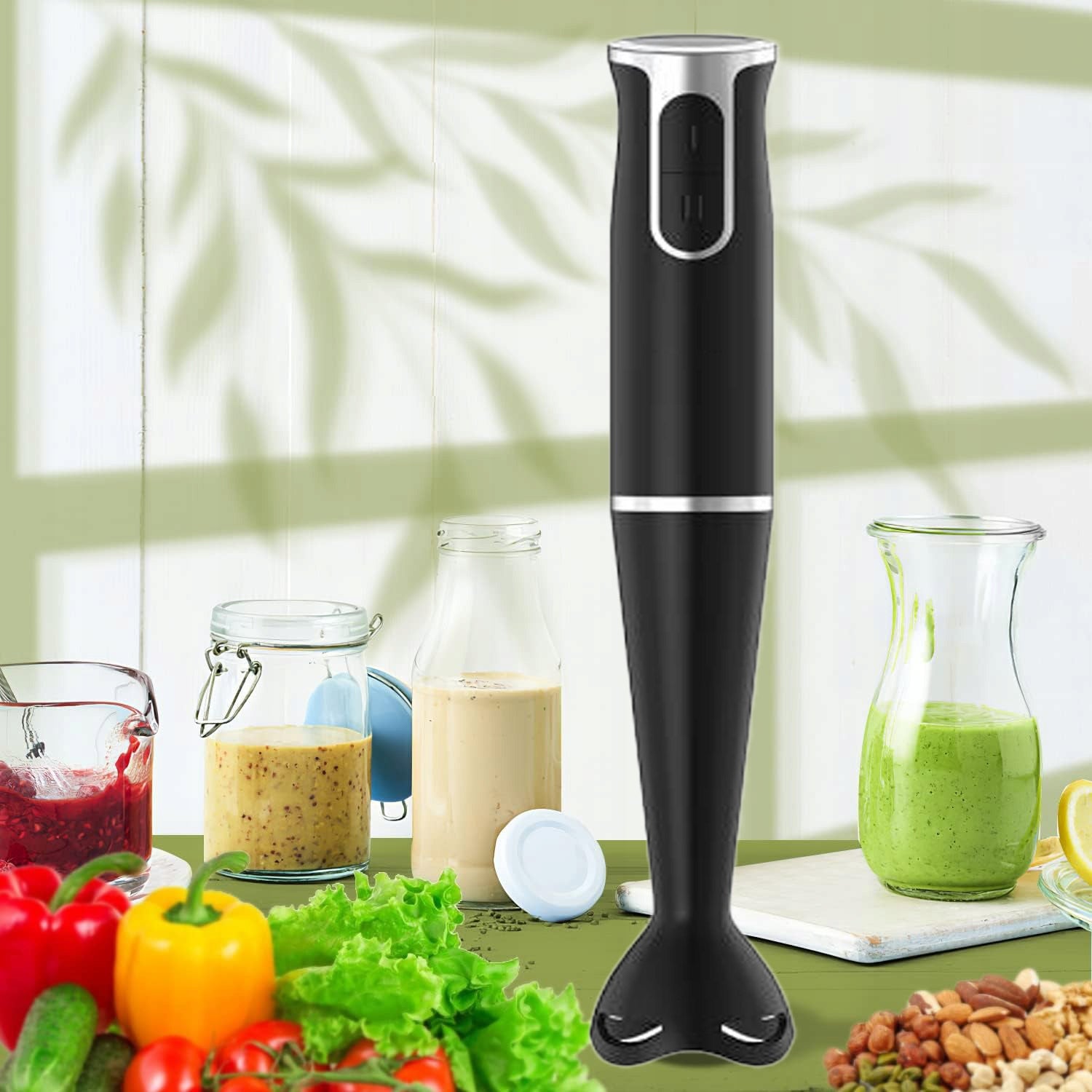 BLENDERELECTRIC FOOD MIXERHIGH POWER 200W BLACK Packaging status original