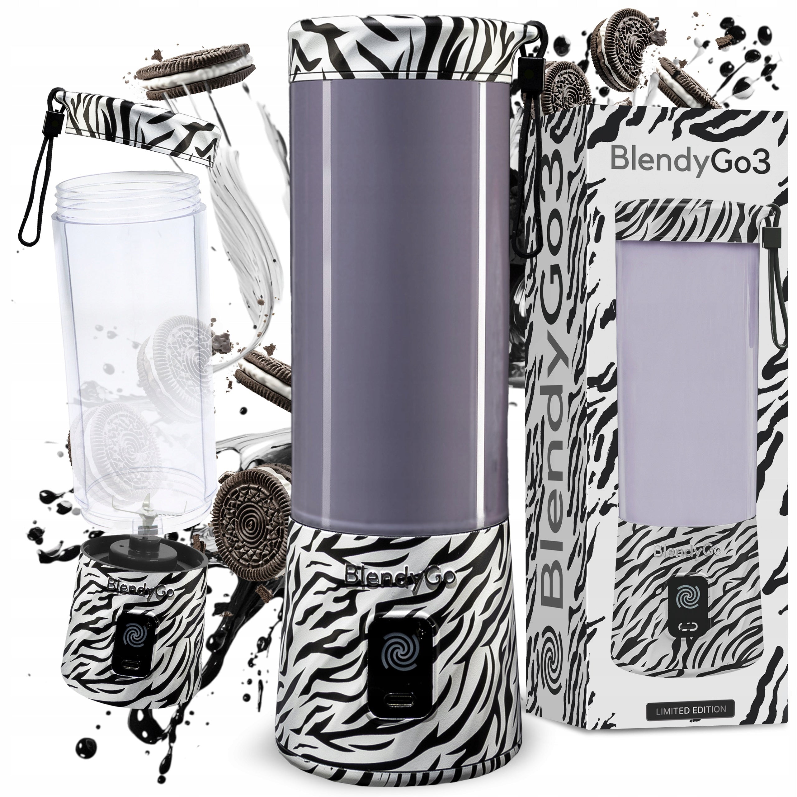 BLENDYGO 3 USB 550ML CORDLESS BLENDER POWERFUL PORTABLE BPA FREE