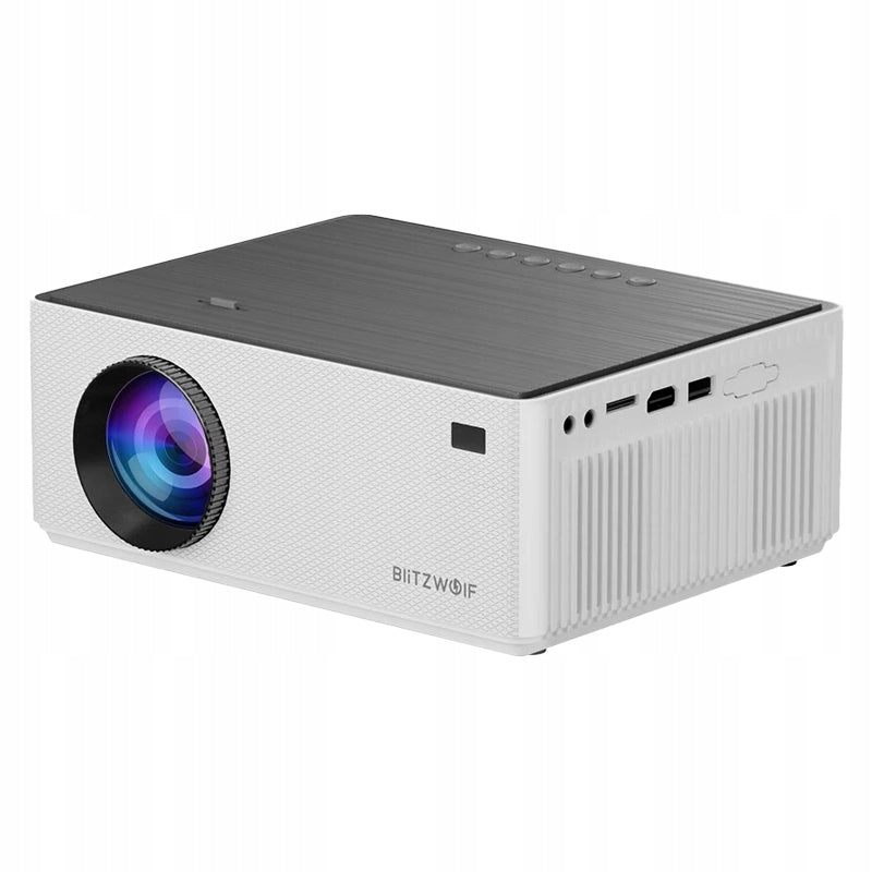 BLITZWOLF PROJECTOR LED PROJECTOR 1920 X 1080 HDMI USB AV 9800 LM WITH REMOTE CONTROL Model BW-V8
