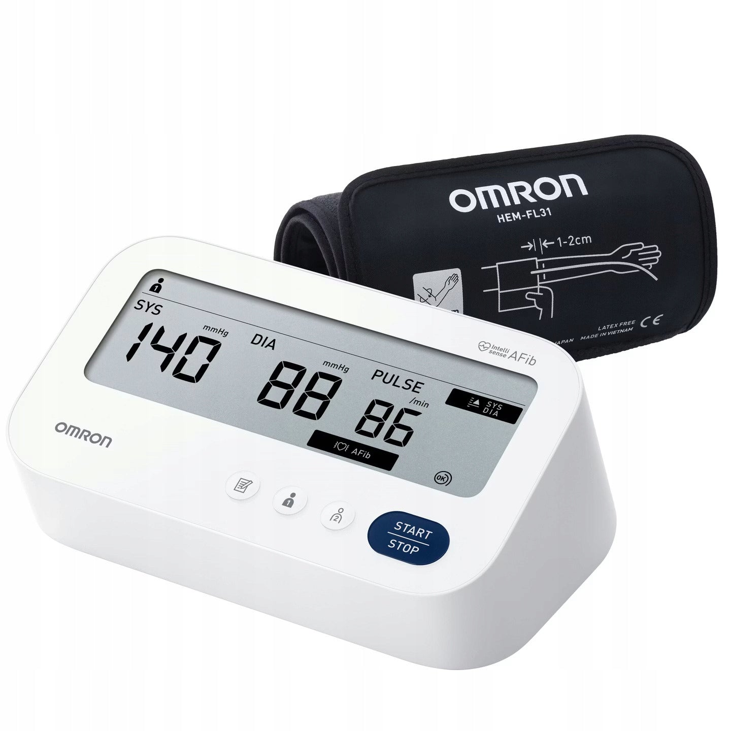 BLOOD PRESSURE MONITOR OMRON M3 COMFORT AFib NEW MODEL 2025 ATRIAL FIBRILLATION Medical device yes
