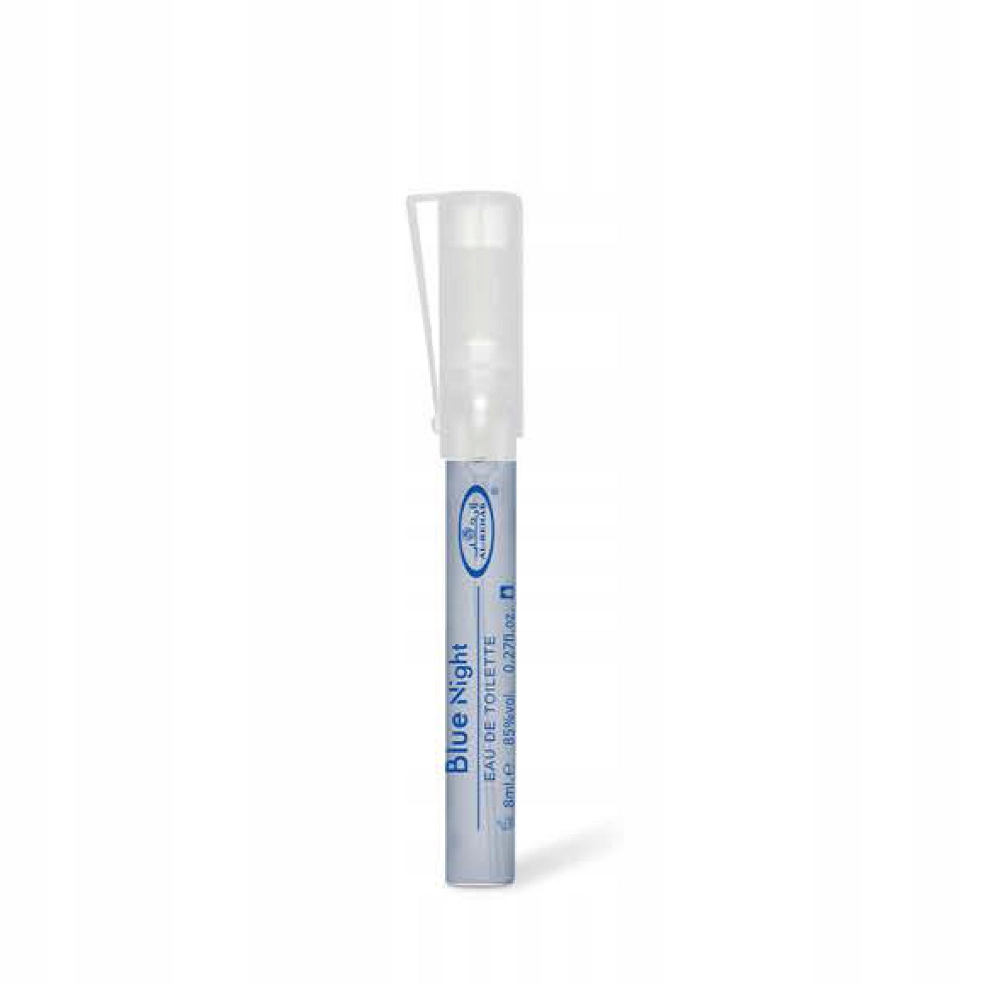 BLUE NIGHT Eau De Toilette for Him Pen Spray 8 ml Al Rehab EAN (GTIN) 5906468404099