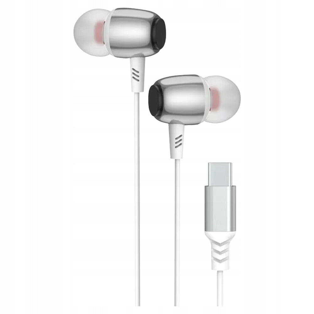 BLUE STAR Type C Wired Headphones (DAC) with Microphone M09C 1,2 m white #2 Brand Blue Star