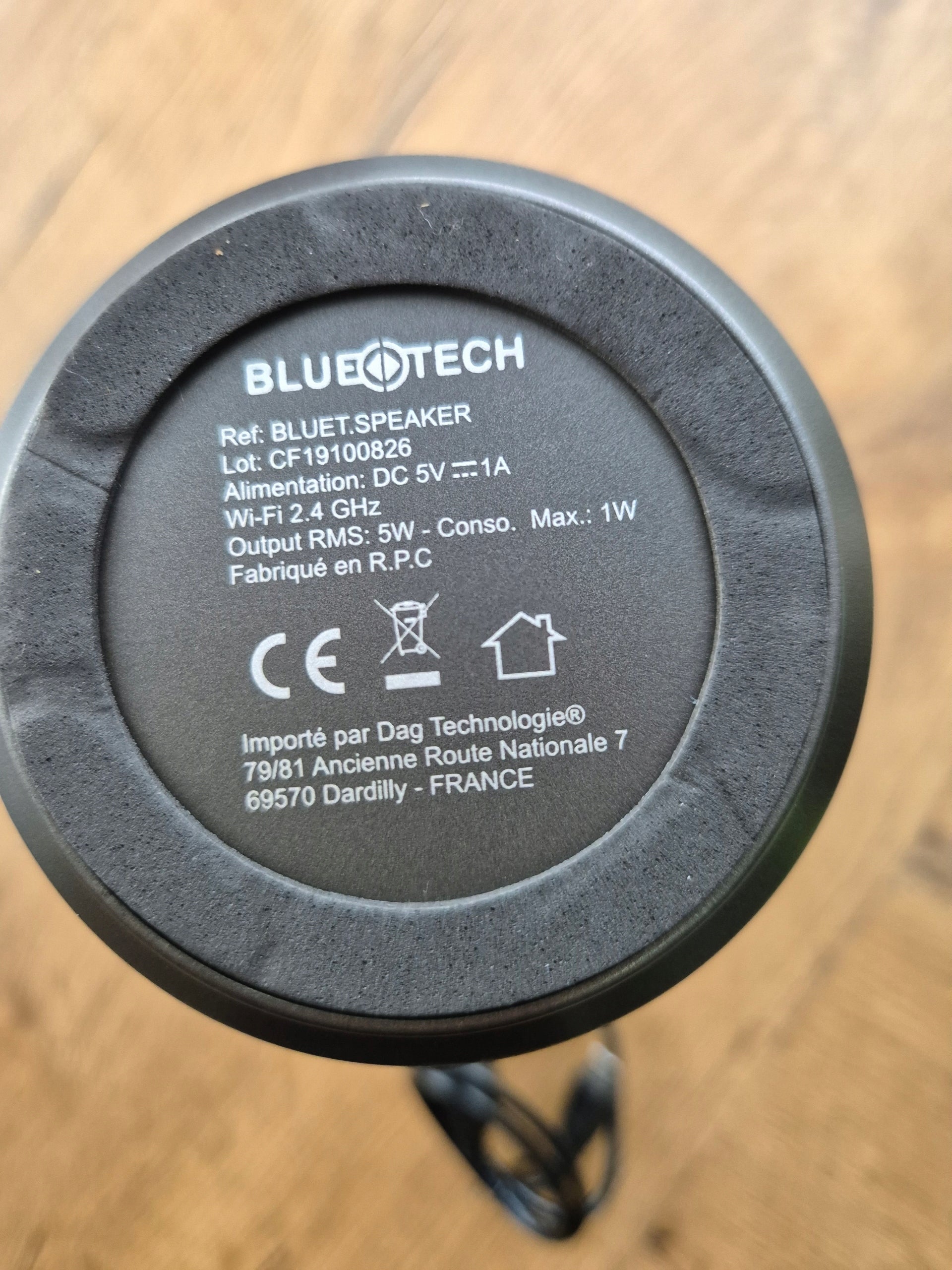 BLUE TECH 5W BLUETOOTH SPEAKER EAN (GTIN) 4015625436314