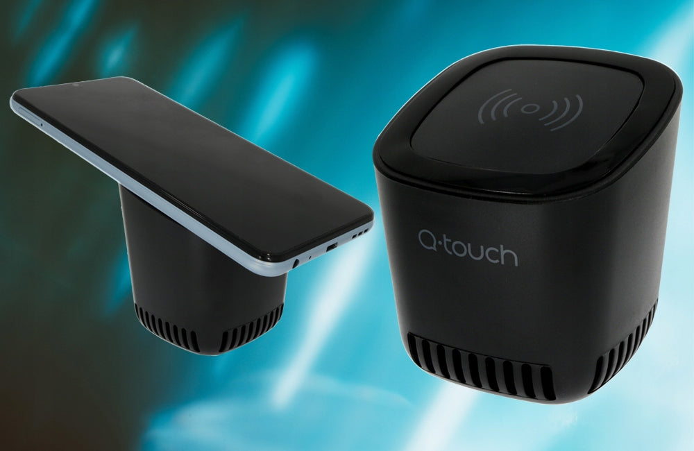 BLUETOOTH 2in1 Speaker with Induction Charger 3W Qtouch QBL-96 black 500mah Manufacturer code QBL-96
