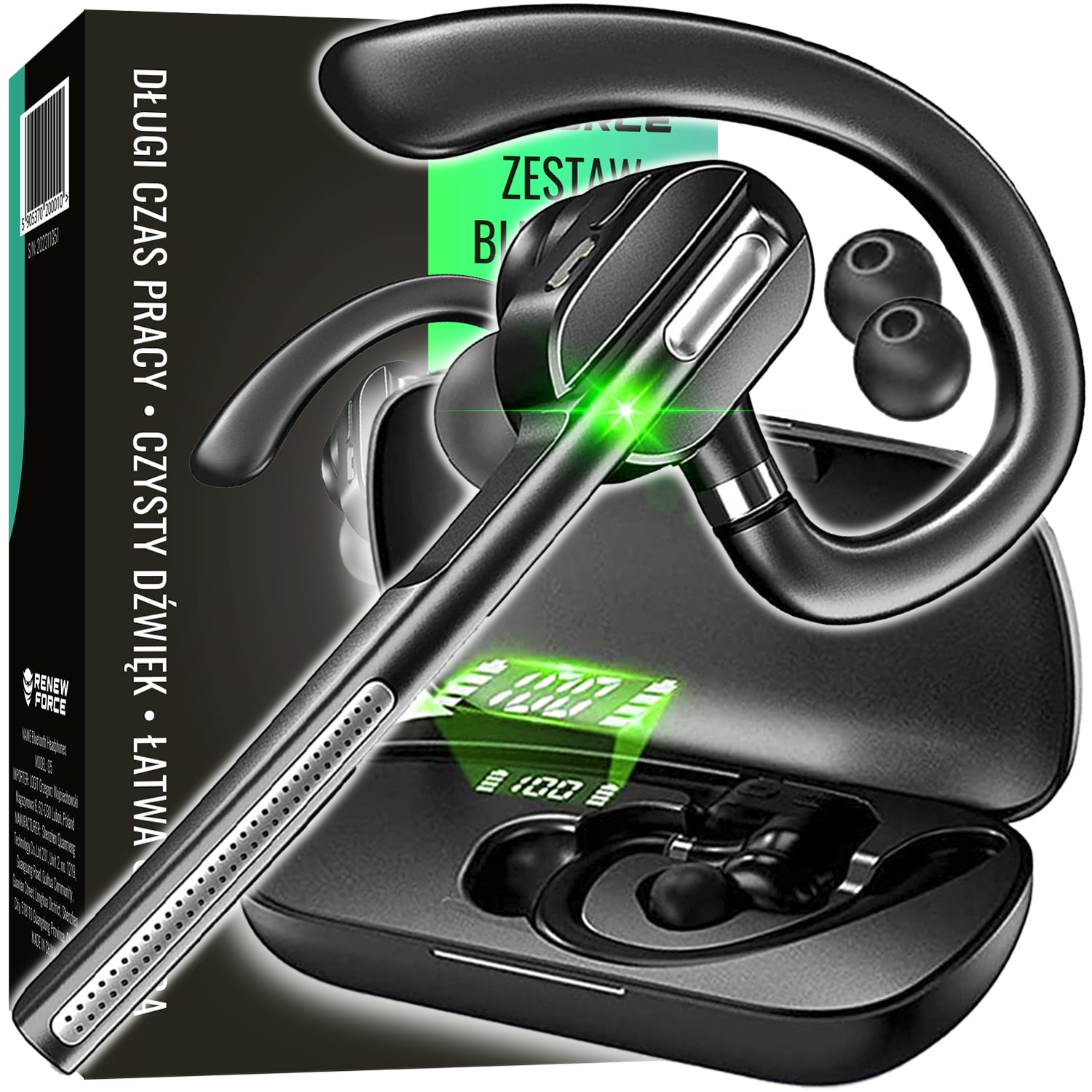 BLUETOOTH 5.2 WIRELESS NOISE CANCELLING HEADSET