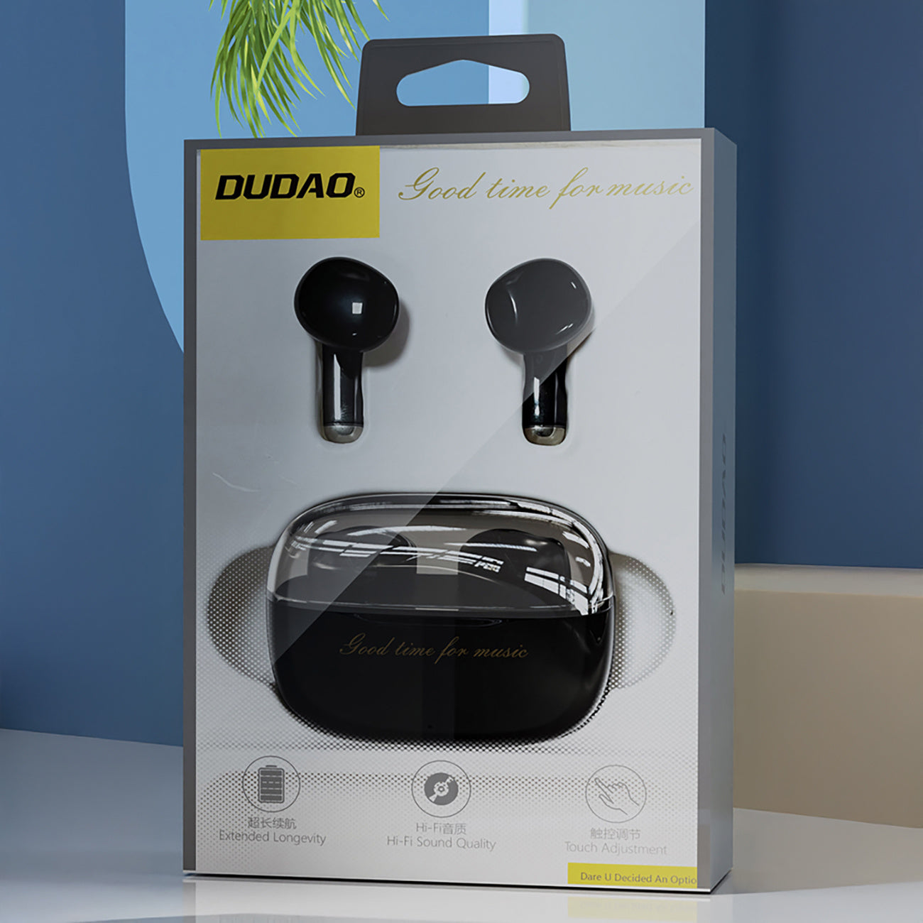 BLUETOOTH 5.3 TWS USB-C WIRELESS EARBUDS LIGHT BLACK Manufacturer code 6976625335657