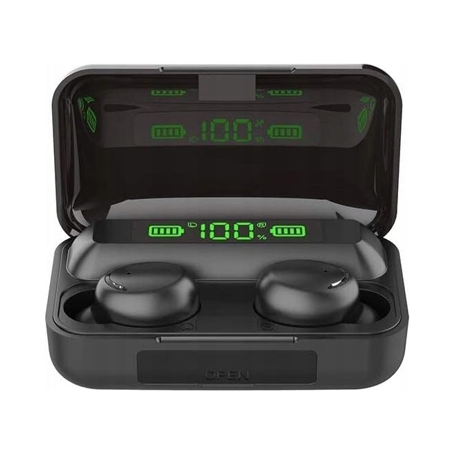 BLUETOOTH 5.3 WIRELESS EARBUDS BT + BUILT-IN POWERBANK Packaging status original