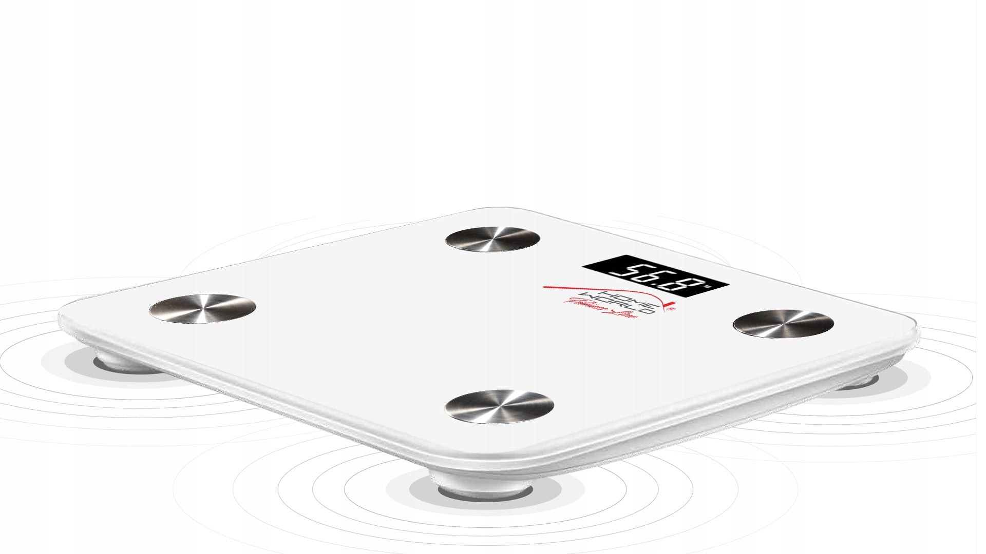BLUETOOTH Analytical BATHROOM SCALE 180kg APPLICATION in Polish TECH-MED Packaging status original