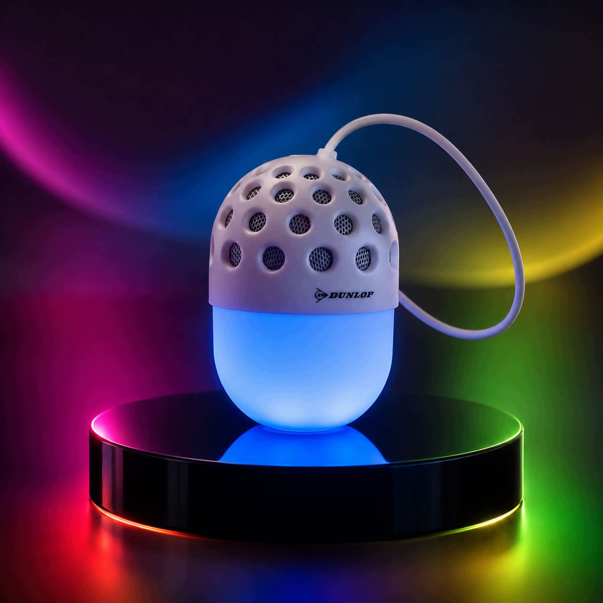 BLUETOOTH Bathroom Speaker Portable 7 Colors LED Shower For Camping IP44 Packaging status original