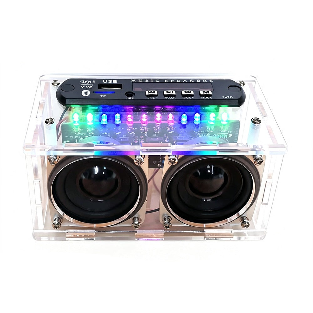 BLUETOOTH DIY SPEAKER FOR SELF MOUNTING RADIO FM LED REMOTE CONTROL Model other