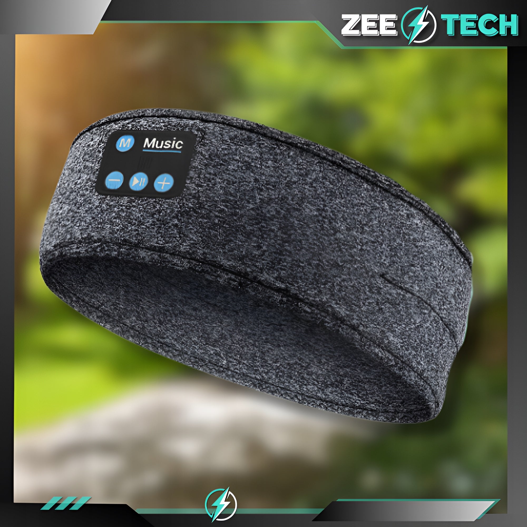 BLUETOOTH HEADBAND FOR RUNNING SLEEPING ON THE EARS EYES SPORTS TALK Packaging status original