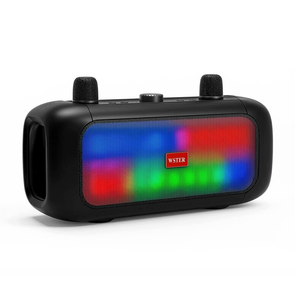 BLUETOOTH KARAOKE SPEAKER WSTER WS-920 WITH MICROPHONES Packaging status original