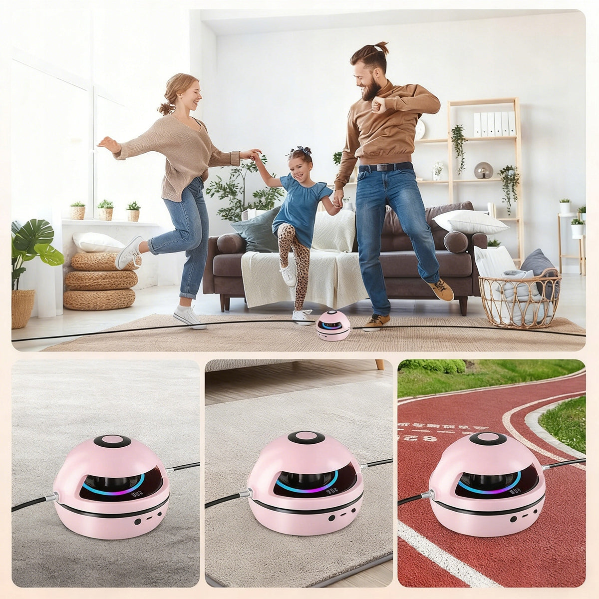 BLUETOOTH MUSIC SKIPPING ROPE AUTOMATIC WITH COUNTER + LED DISPLAY Model 4048715798498
