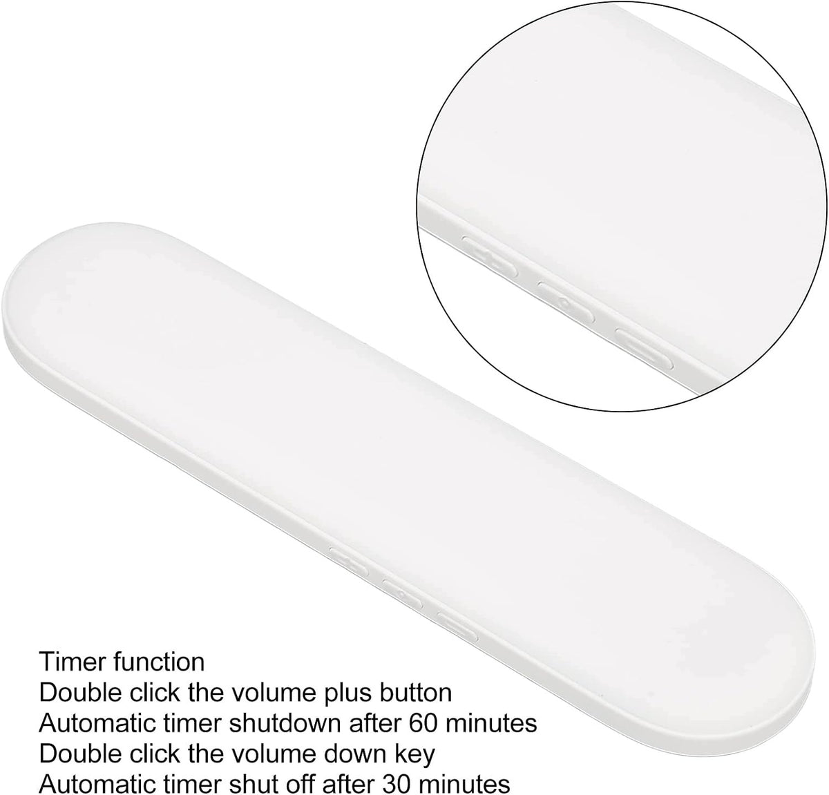 BLUETOOTH PILLOW SPEAKER BONE CONDUCTION TIMER SLEEP Model A1
