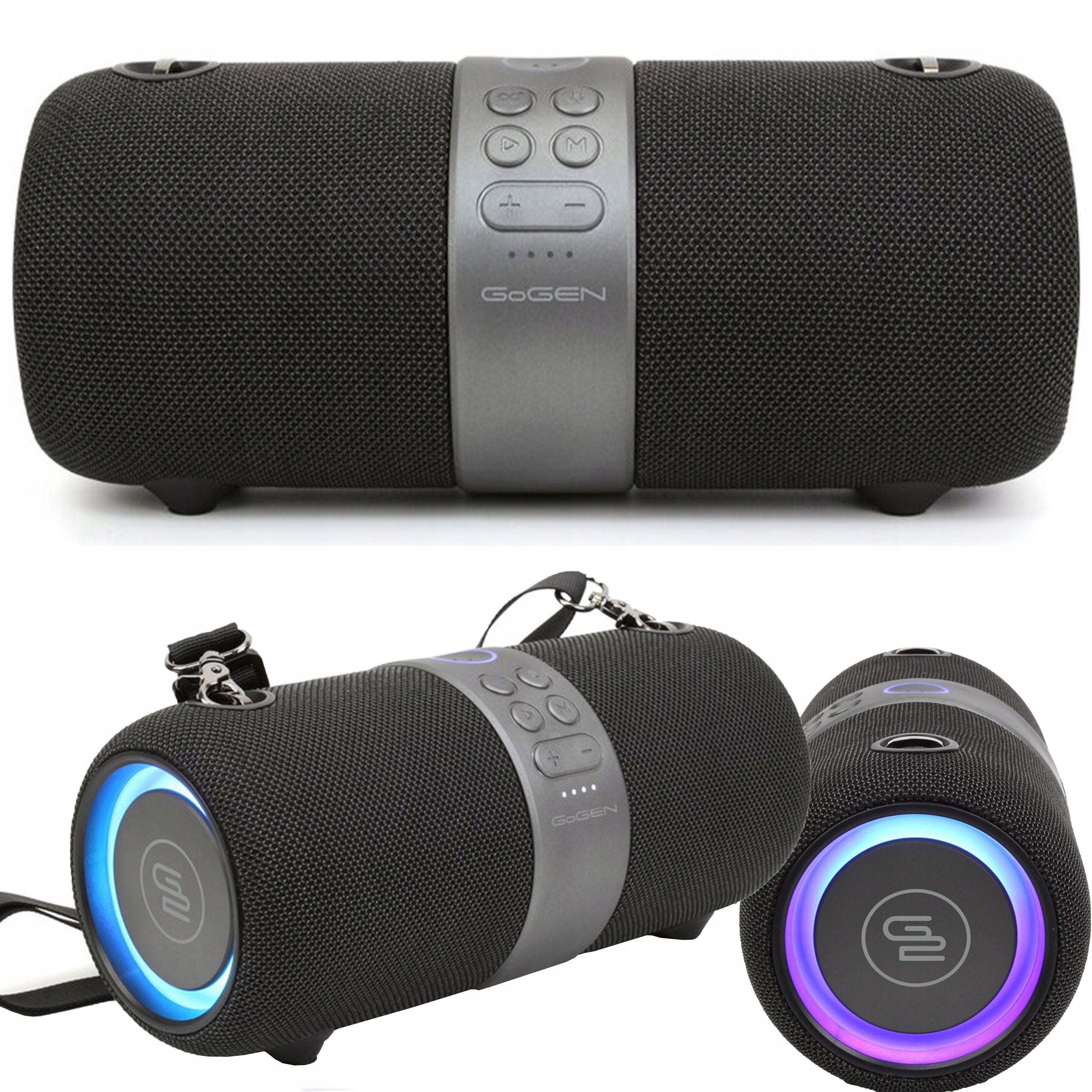 BLUETOOTH PORTABLE SPEAKER FOR PARTY TWS AUX FM Brand GoGEN