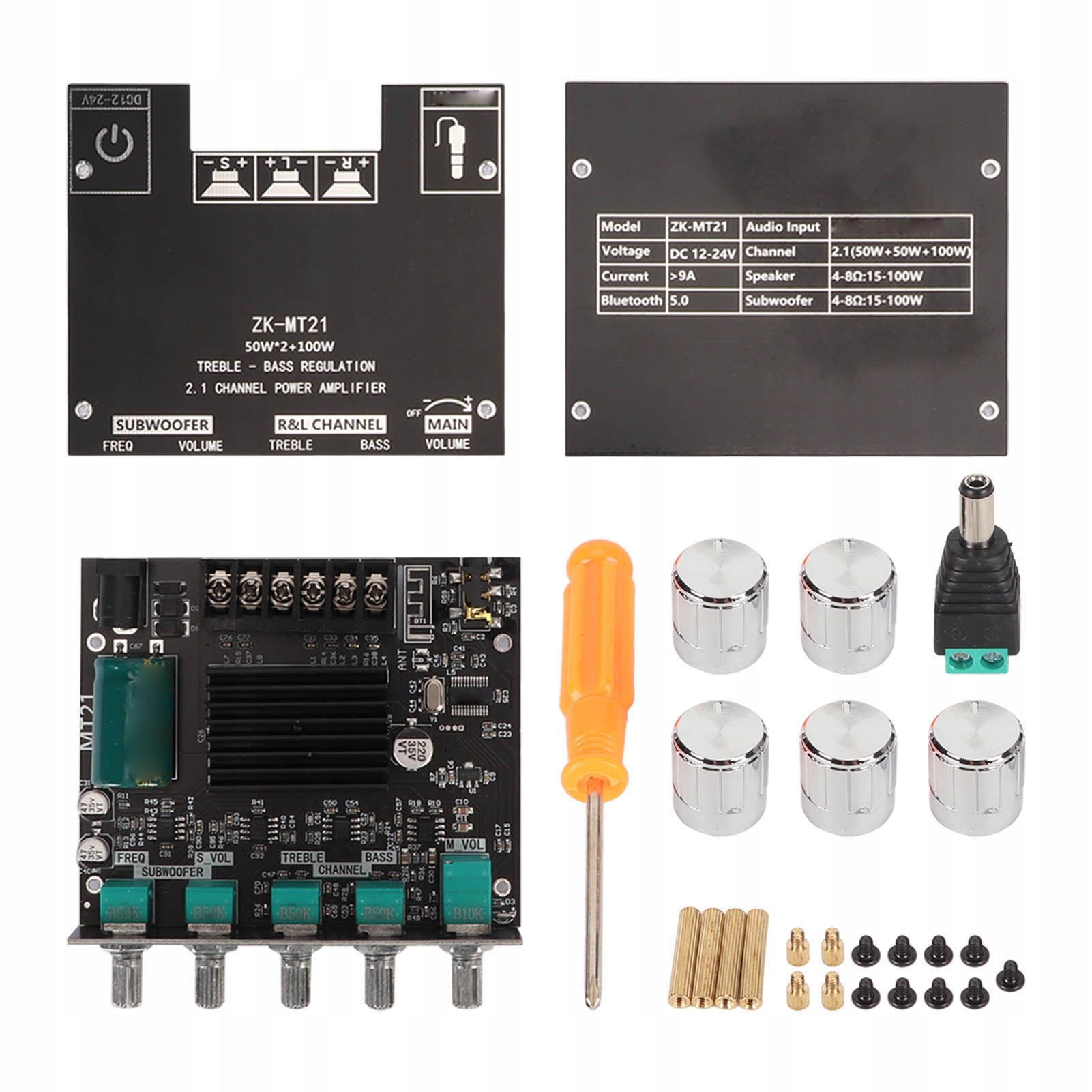 BLUETOOTH POWER PYTKA 2.1 MT21 KANA DC 12V - 24V MODUL