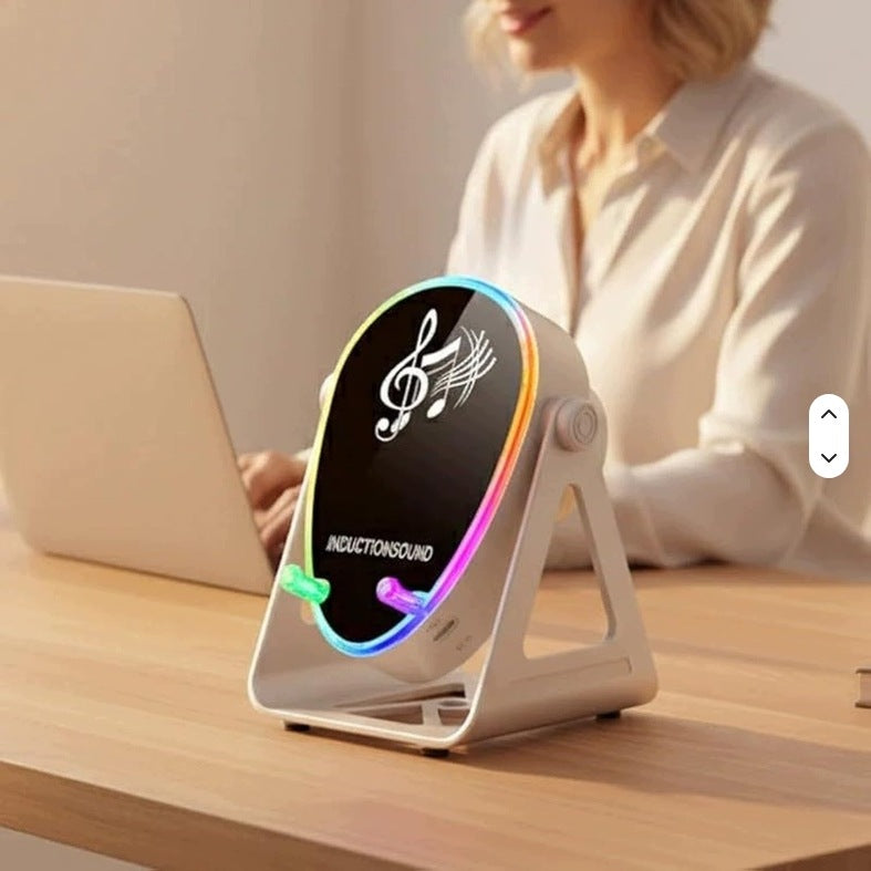 BLUETOOTH SPEAKER 5in1 LED PHONE HOLDER INDUCTION POWERBANK USB-C RGB Manufacturer code H58