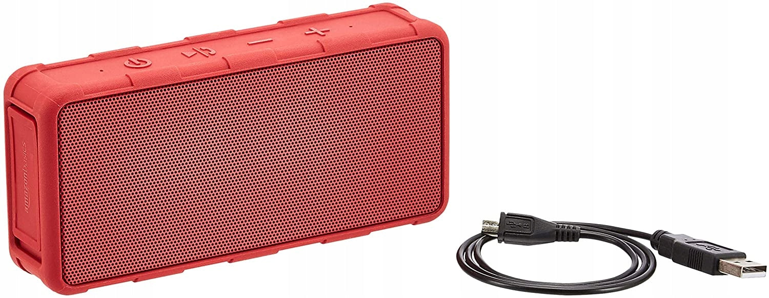 BLUETOOTH SPEAKER Amazon Basics WP522RED IPX5 Manufacturer code WP522RED