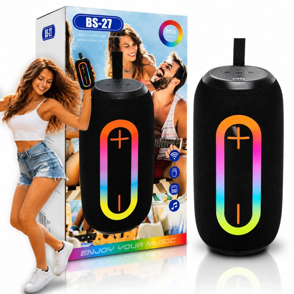 BLUETOOTH SPEAKER BS-27 15W RGB TWS RADIO FM USB MICRO SD BT 5.3 PORTABLE