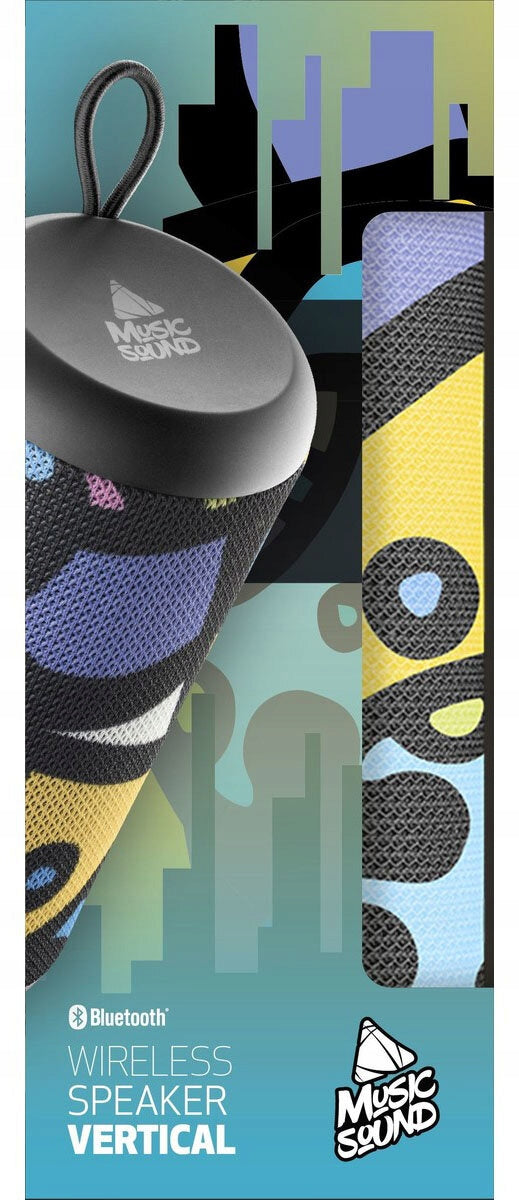 BLUETOOTH SPEAKER CELLULARLINE Music Sound Vertical Multicolor OUTDOOR Brand Music