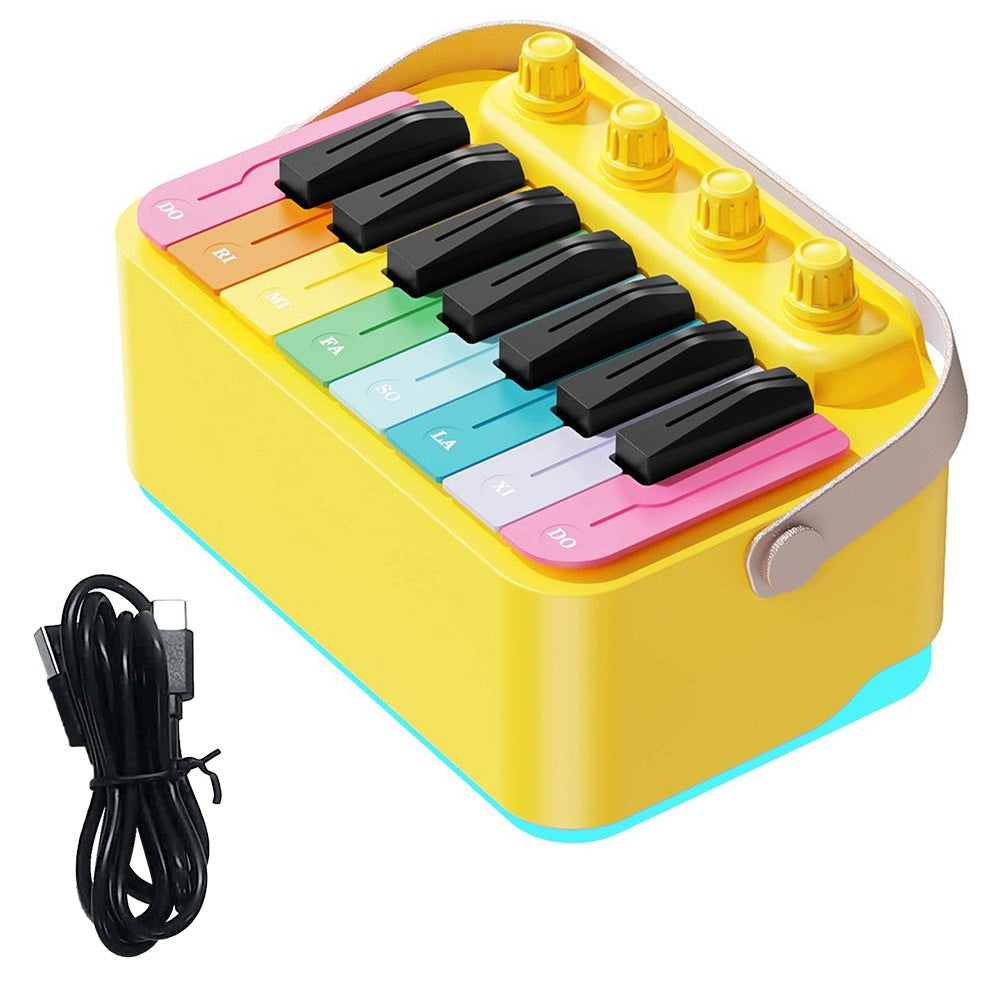 BLUETOOTH SPEAKER IN ELECTRONIC PIANO WITH RGB LEDS