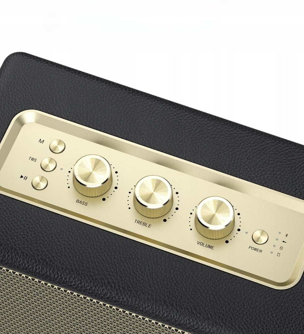 BLUETOOTH SPEAKER MLOVE A200 RETRO PORTABLE BASS POWERFUL SUBWOOFER 80W Packaging status original