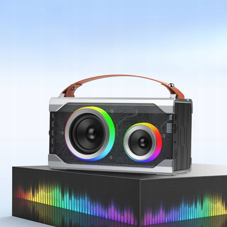 BLUETOOTH SPEAKER PORTABLE WIRELESS MOBILE DS5 USB AUX SD Grey TYPC Packaging status original