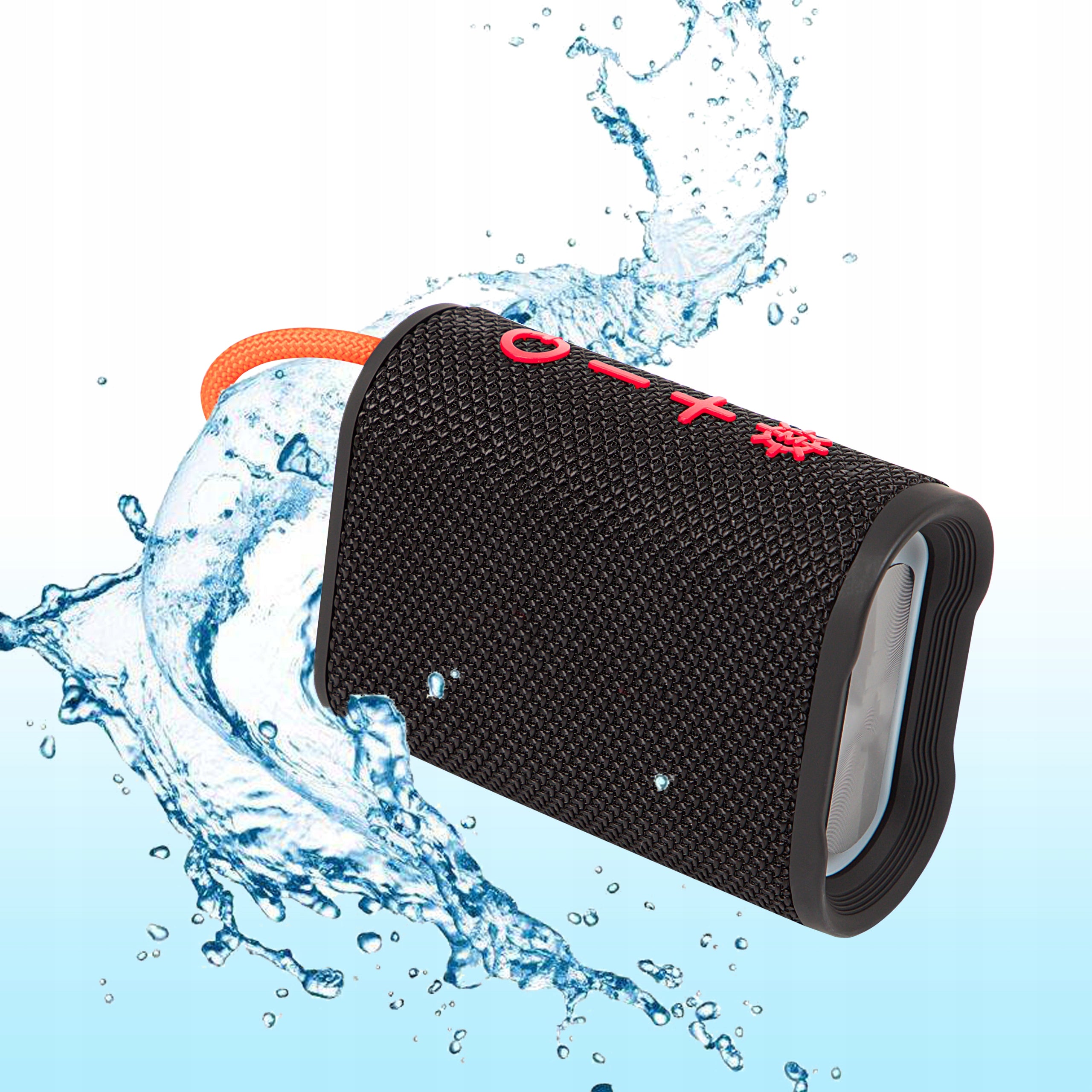 BLUETOOTH SPEAKER PORTABLE WIRELESS WATERPROOF IP67 RADIO FM USB RGB Packaging status original