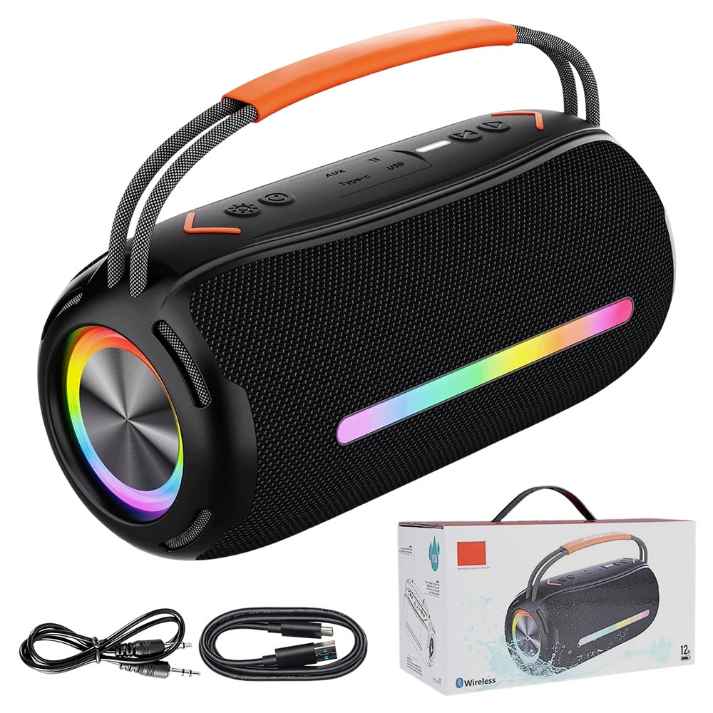 BLUETOOTH SPEAKER PORTABLE WIRELESS WATERPROOF IPX6 RGB 20W STEREO