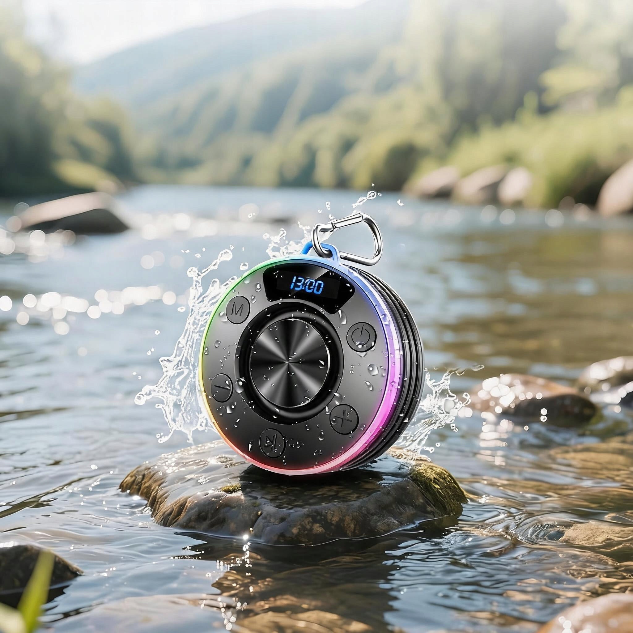 BLUETOOTH SPEAKER PORTABLE WIRELESS WATERPROOF IPX7 RGB Packaging status original