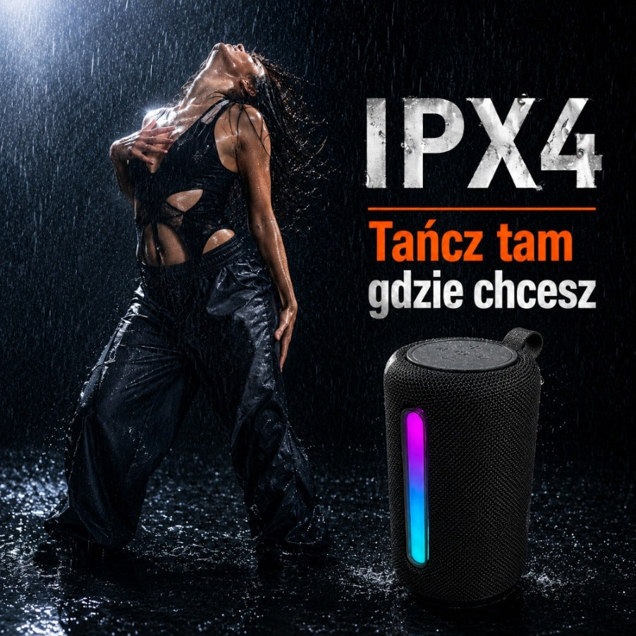 BLUETOOTH SPEAKER S619 10W RGB TWS RADIO FM USB MICRO SD BT 5.1 Packaging status original