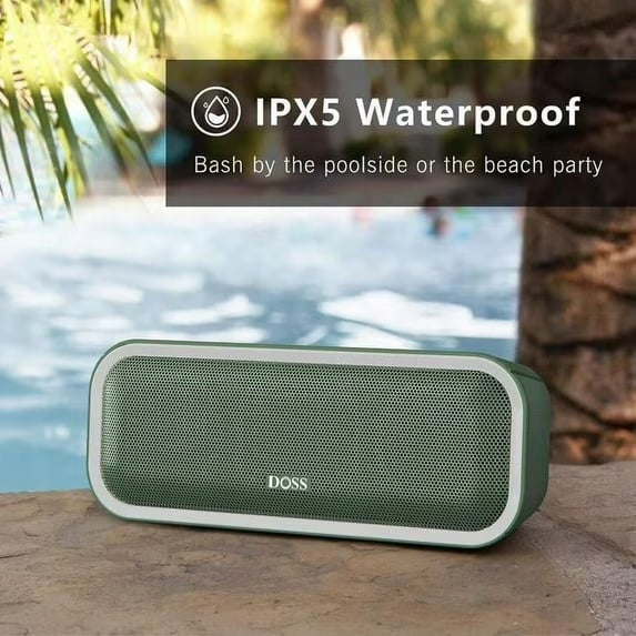 BLUETOOTH SPEAKER SOUNDBOX DOSS 20W WIRELESS RGB STRONG PRO GREEN R16 Packaging status original