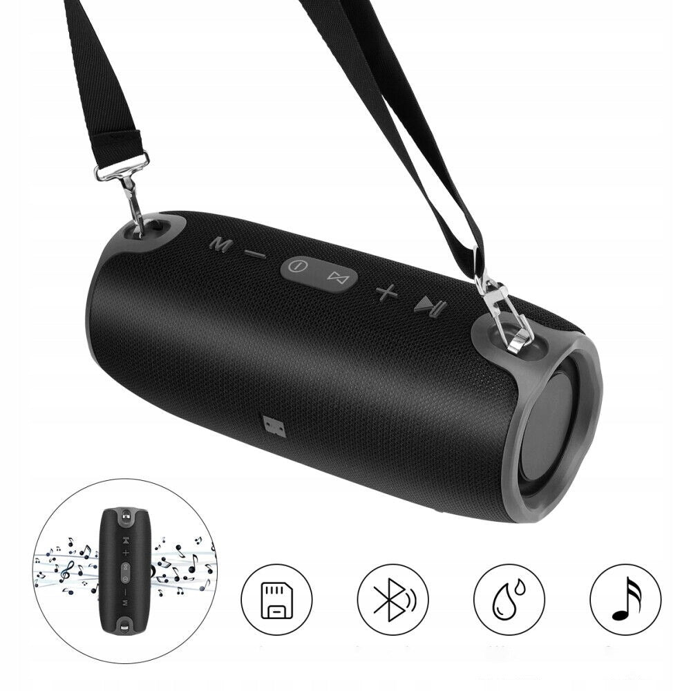 BLUETOOTH SPEAKER USB SD AUX PORTABLE WIRELESS FM RADIO TOWER 20w