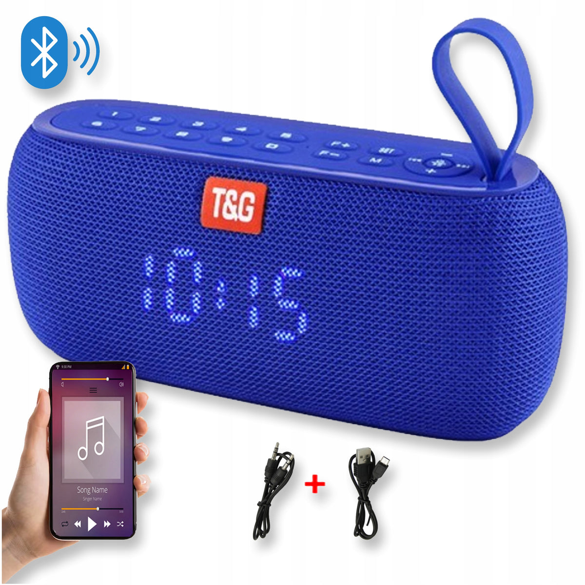 BLUETOOTH SPEAKER WIRELESS PORTABLE MOBILE FM BT USB RADIO CHARGE